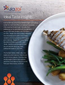 An excerpt from the Taste report