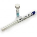 Cheek swab stick with tube