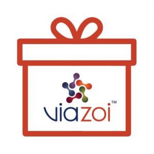An image of a gift box with the Viazoi logo